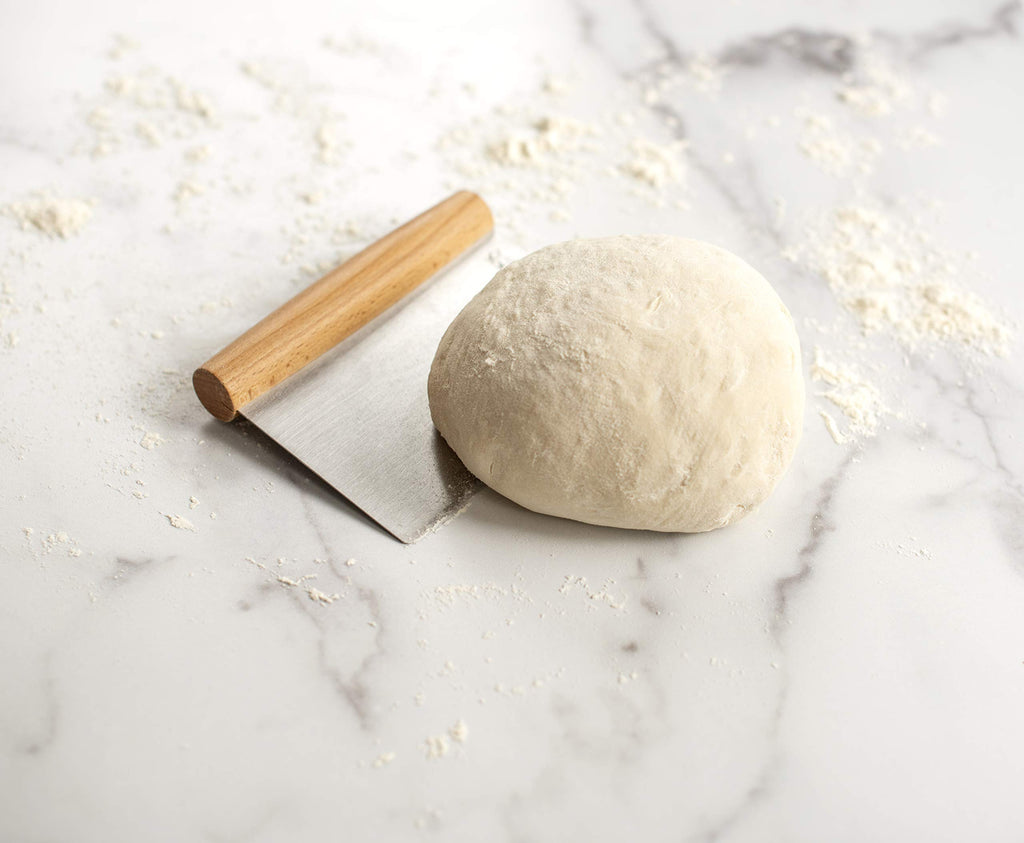 Nordic Ware Dough Cutter with Beechwood Grip, Stainless Steel Blade