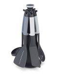 Joseph Joseph Elevate Carousel Nylon Kitchen Utensil Set with Rotating Storage Stand, 6-piece, Sky