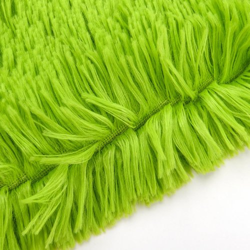Faux Fur Christmas Tree Skirt,Large Luxury Tree Skirt with Snowflake Sequin, Christmas Decorations Holiday Thick Plush Tree Xmas Ornaments (Green, 36 Inch)
