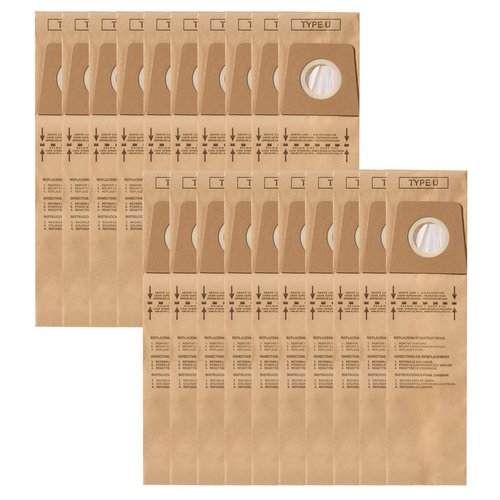 CF Clean Fairy 20Pack Vacuum Cleaner Paper Bags Compatible with Dirt Devil Royal Type U Uprights Replacement for 3920047001 3920048001 & 3920750001
