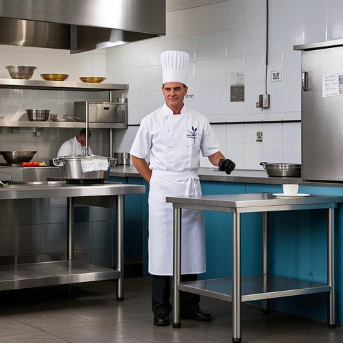 HXCFYP NSF 24 x 12 Inches Stainless Steel Table for Prep & Work, Commercial Heavy Duty Food Prep Worktable with Undershelf for Restaurant, Hotel，Small Kitchen, Food Truck, Home Bars