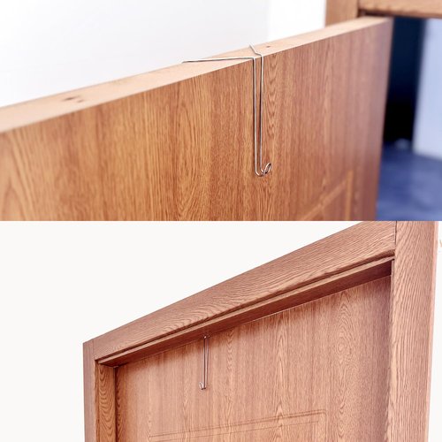 HHTHH 8 pcs Mini Hooker, Door Hooks, Adjustable Width Door Hanger Wreath Hook for Door or Fence
