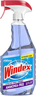 Windex Glass Cleaner Spray - Ammonia-Free Formula with Crystal Rain Scent | 32 Fl Oz Bottle