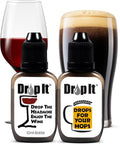 Drop It Wine Drops, Original (10 mL Bottle) & Drop It Drops for Your Hops (10 mL) - Naturally Reduces Sulfites and Tannins Wine & Beer - Portable & Easy to Use - USA Made