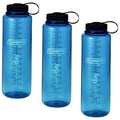 Nalgene Silo 48oz Tritan Wide Mouth Bottle - 3 Pack (Blue)