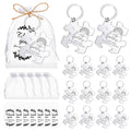 YKLIGTN 50Set Family Reunion Favors Family Tree Bottle Opener Keychain with Gift Bags and Thank You Card for Party Souvenir Gifts-Sliver