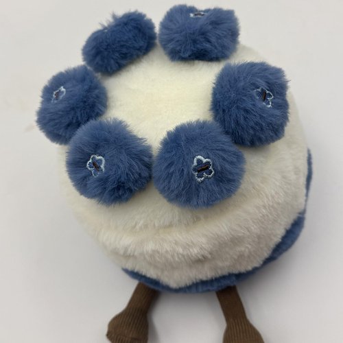 CWZY 8" Birthday Cake Plush Cute Smile Cake Pillow Stuffed Animals with Legs & Smiley Face Funny Soft Food Plushies Toy for Gifts for Kids Birthday