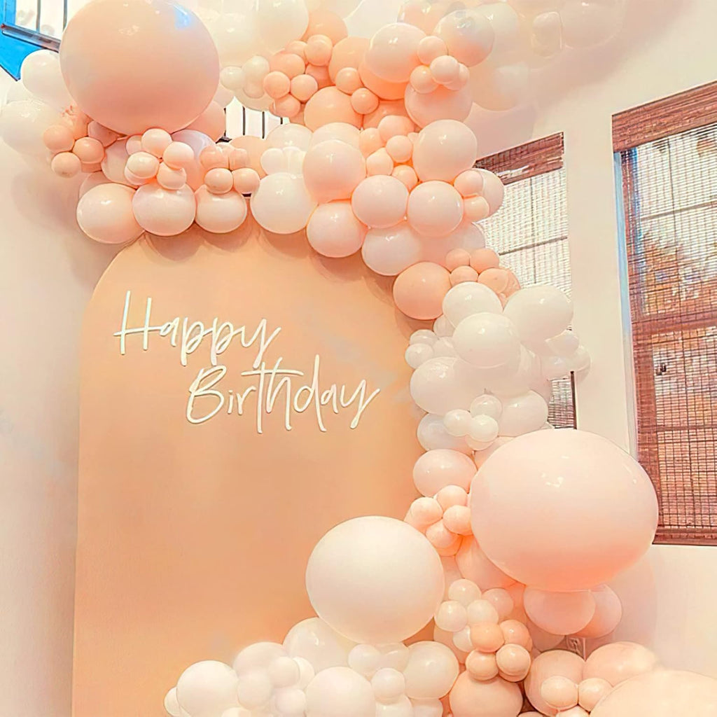 PartyWoo Pastel Orange Balloons - 50 Pcs 12 Inch Latex Helium Balloons for Celebrations & Events