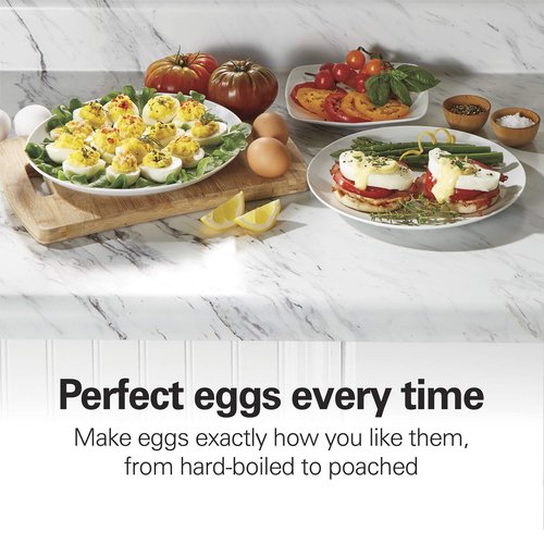 Hamilton Beach Egg Cookers Bundle - Egg Bite Maker, Hard Boiler & Poacher (25510 + 25508)