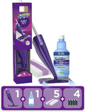 Swiffer WetJet Floor Spray Mop Starter Kit - Includes 1 Mop, 5 Pads, Cleaning Solution & 4 Batteries