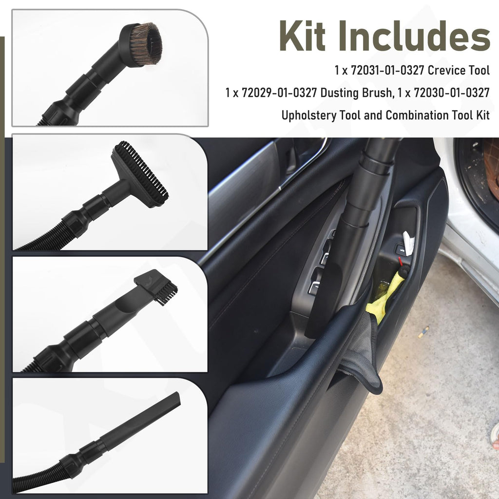 XINKE 72031-01-0327 Crevice Tool & 72029-01-0327 Dust Brush & 72030-01-0327 Upholstery Tool and Nozzle Combination Tool Kit for Or-ECK BB870 BB850 BB870AD BB880 Vacuum Cle-aner and 72046-06-0327 Hose
