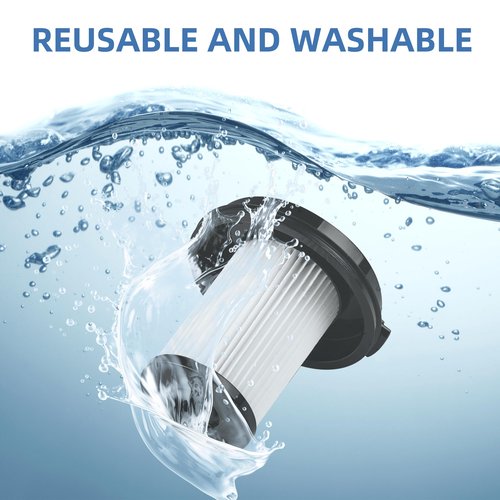 4 Pack Vacuum Filter for Bissell CleanView XR Pet 300W/CleanView XR 200W Cordless Vacuum Filter Replacement 3789 3789U 3789X 3797 3797V 3797W Replace 1638010 with 1 Little Brush by APPLIANCEMATES