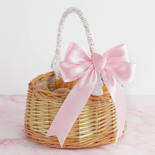 MEEDEE Pink Satin Ribbon - Luxurious Double-Faced 1.5-Inch Ribbon | 50 Yards for Crafts & Weddings