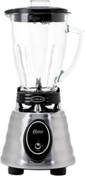 Oster Classic Series Blender - 1000W Power, 6-Cup Glass Jar, Stainless Steel Kitchen Essential