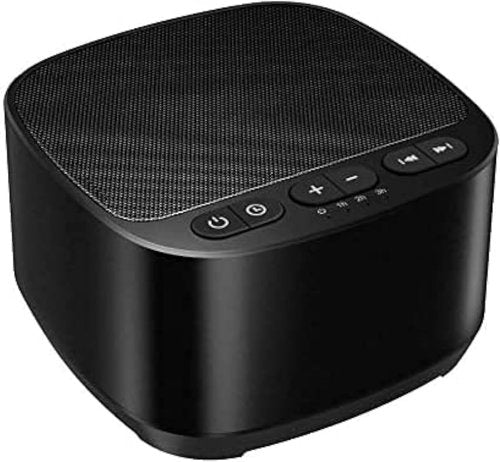 Magicteam Sleep Sound Machine - 40 Soothing Sounds, Memory Function & 32 Volume Levels | Black