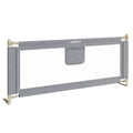 UWRVH Bed Rails for Toddlers，Toddler Bed Rails，Bed Rail for Baby - Adjustable Height Bed Guard with Child Safety Lock, Universal Fit for King/Full/Twin Beds (Grey, 1 Side 74.8Inch)