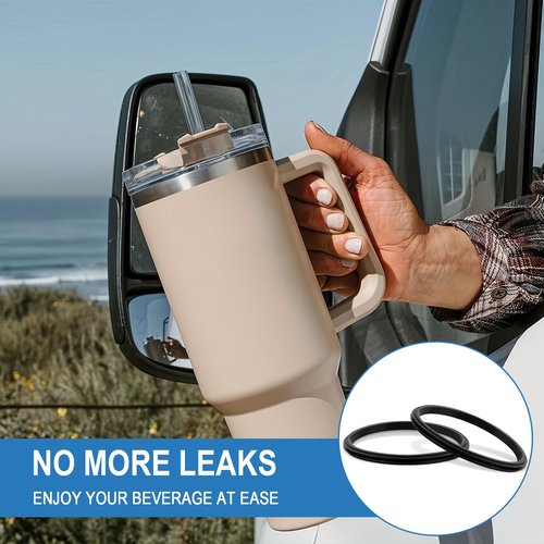 Replacement Gaskets for Yeti Stainless Steel Insulated Tumbler Mugs, 20 oz Tumbler Lid Seals Fit for Yeti Cup Lid, Silicone Tumbler Lid Gaskets O-Ring Replacement for Rambler - 6 Pack