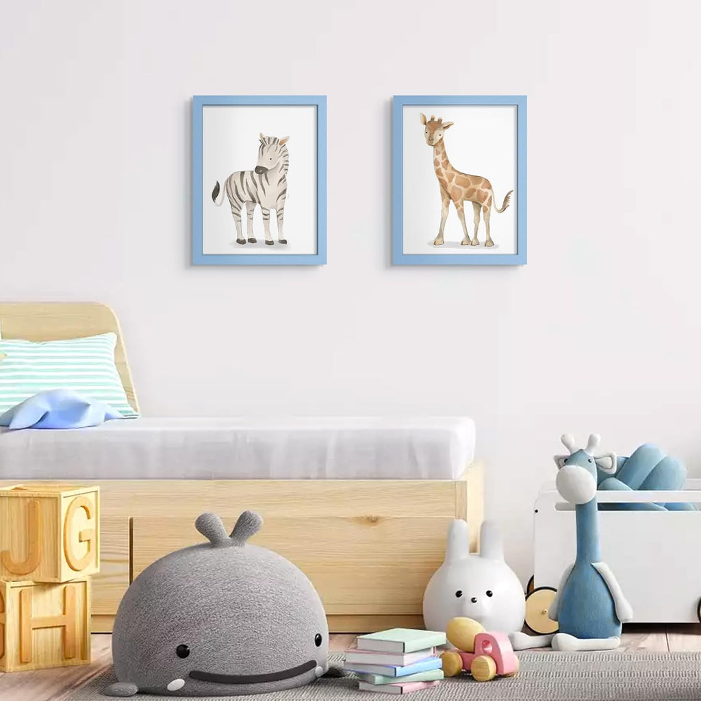 Upsimples 8x10 Picture Frame - Versatile Display for 5x7 with Mat or 8x10 Without | Blue, 1 Pack