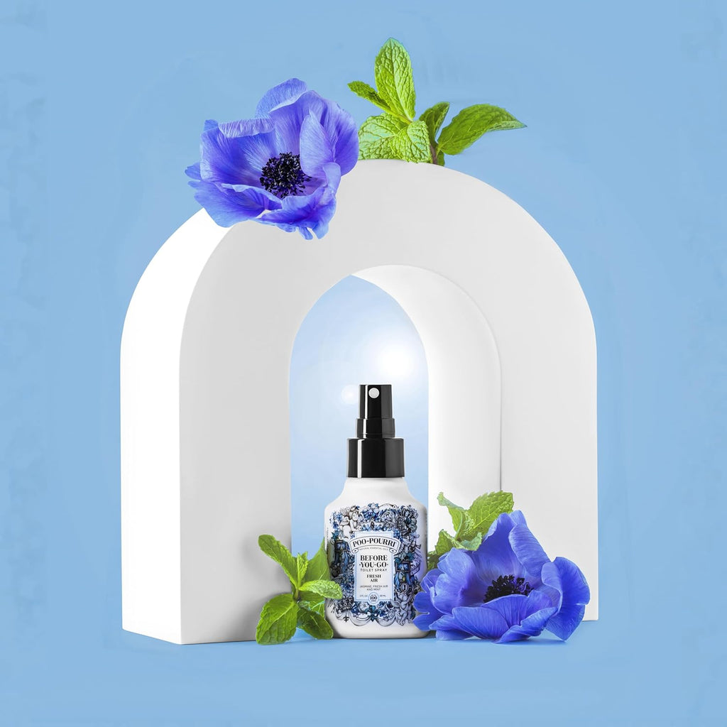Poo-Pourri Before-You-Go Toilet Spray - Fresh Air with Jasmine & Mint, 2 Fl Oz