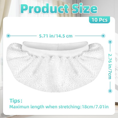 Nicemiya 10 Pack Microfiber Cloth for Handheld Steam Shot, Steam Cleaner Accessories, Reusable Washable Steam Mop Pads Compatible with Bissell Steam Shot, Wagner, McCulloch