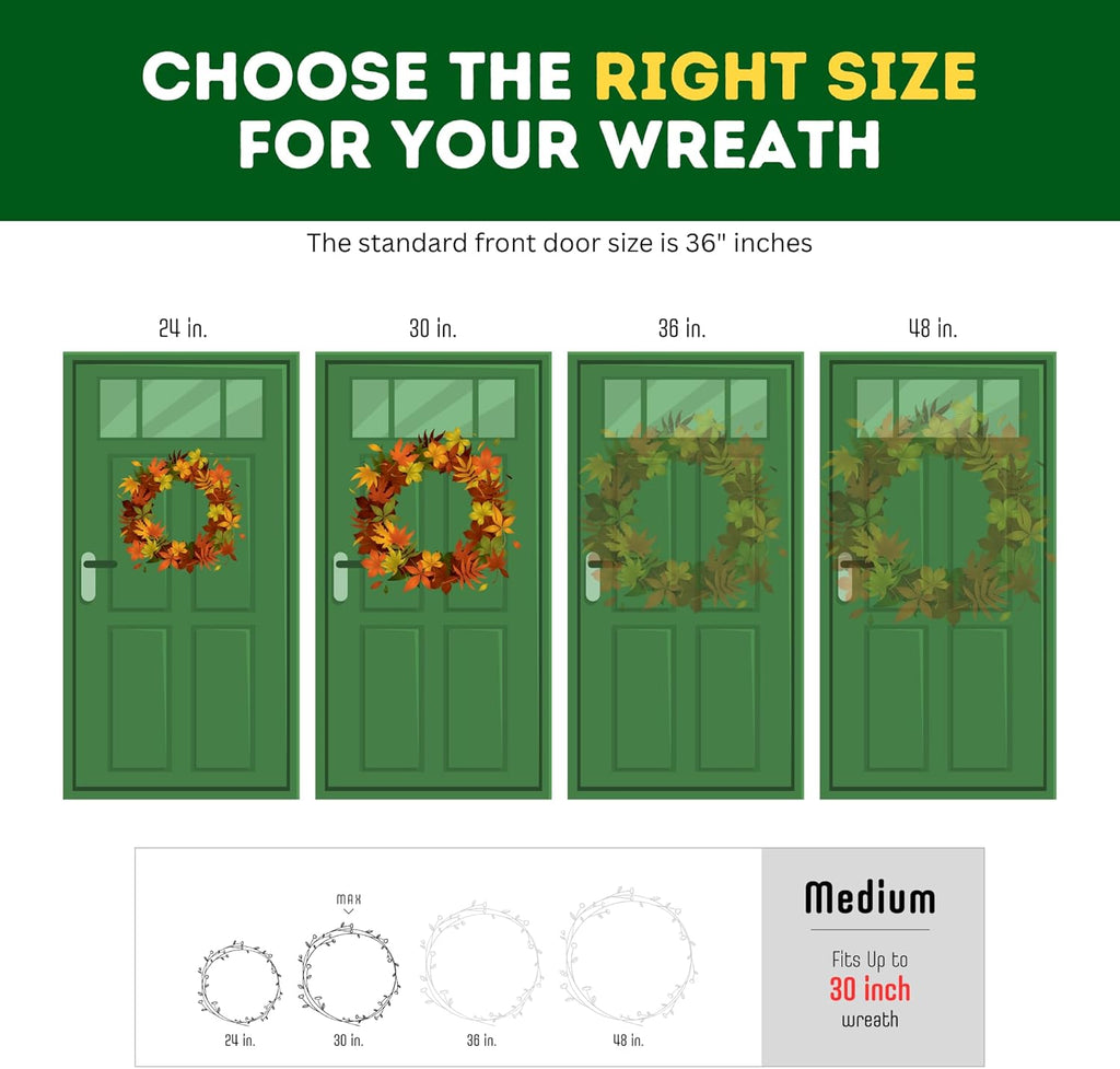 Primode Wreath Storage Bag 30" - Durable 600D Oxford Container with Clear Window for Easy Holiday Storage