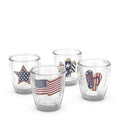 Tervis Summer Fun Patriotic USA Assorted Collection Made in USA Double Walled Insulated Tumbler Travel Cup Keeps Drinks Cold & Hot, 12oz - 4pk, Classic