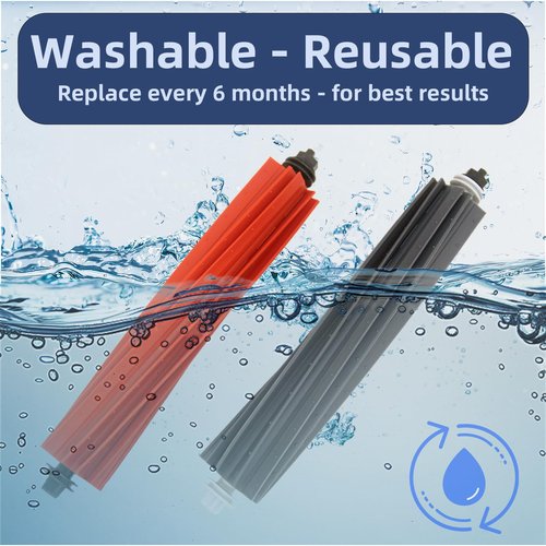 EXPILOVI 2SET S8 Pro Ultra Dual Main Brush Replacement for Roborock S8 Pro Ultra, S8, S8+, Q5 Pro, Q5 Pro+, Q8Max and Q8Max+ Robot Vacuum Cleaner Roller Brush Parts