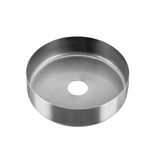 Aspen Creative 21506-22, Contemporary Chandelier & Light Fixture Canopy, Brushed Nickel, 5-1/8" Diameter, 1" Center Hole, 2 Pack