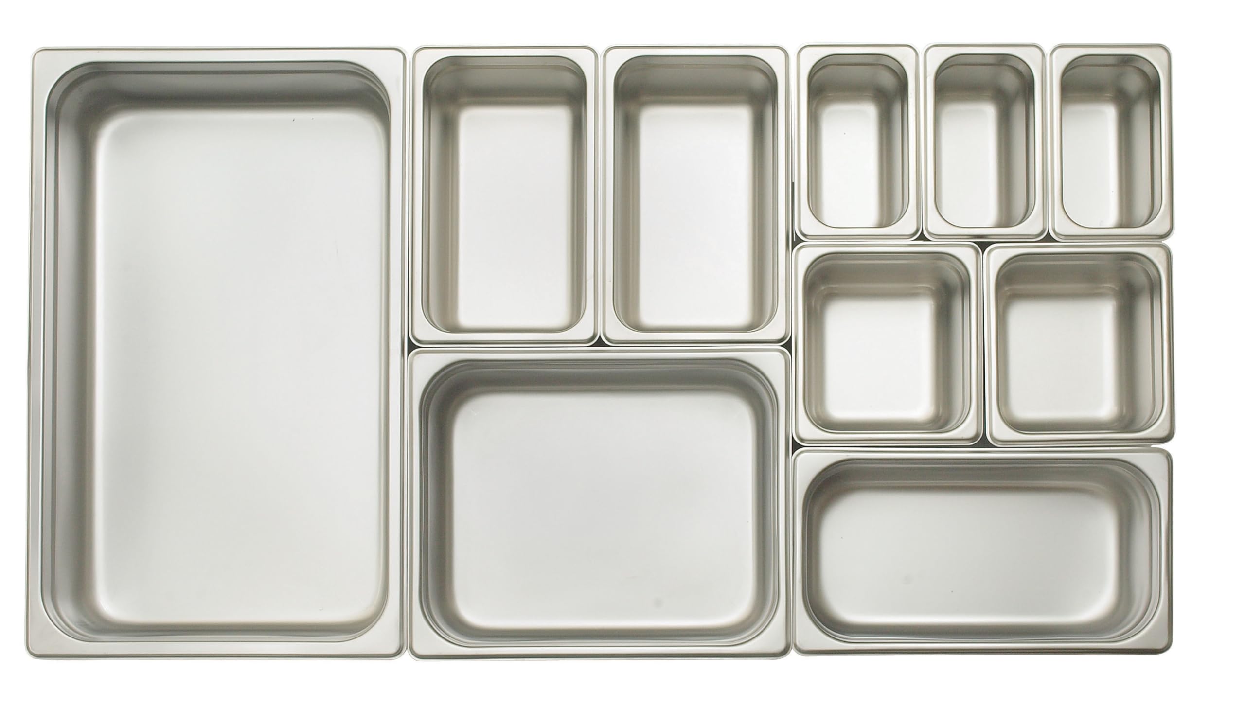 Winco 2 1/2-Inch Anti-Jamming Steam Pan, Full, 24-Gauge