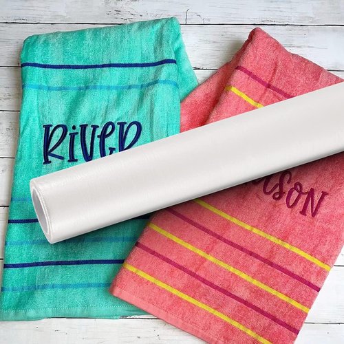Brothread Light Weight Clear Wash Away | Water Soluble Embroidery Topping Film - 10" x 10 Yd Roll for Versatile Use