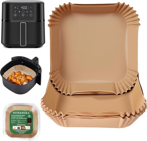 Air Fryer Liners | Parchment Paper for 6 QT Compact Airfryer - 120 Pieces