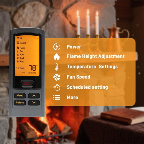 2166-330 Fireplace Remote Control Transmitter for RC300 Replacement for Heat N Glo Gas Stoves and Fireplaces Remote Control