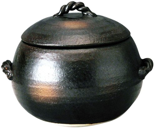 Misuzu clay Rice Pot - 720ml Capacity - Maximum Weight 1.9kg - Antique Finish
