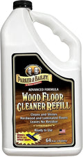 Parker & Bailey Wood Floor Cleaner - Natural Shine Restorer for Hardwood & Laminate Floors | 64oz
