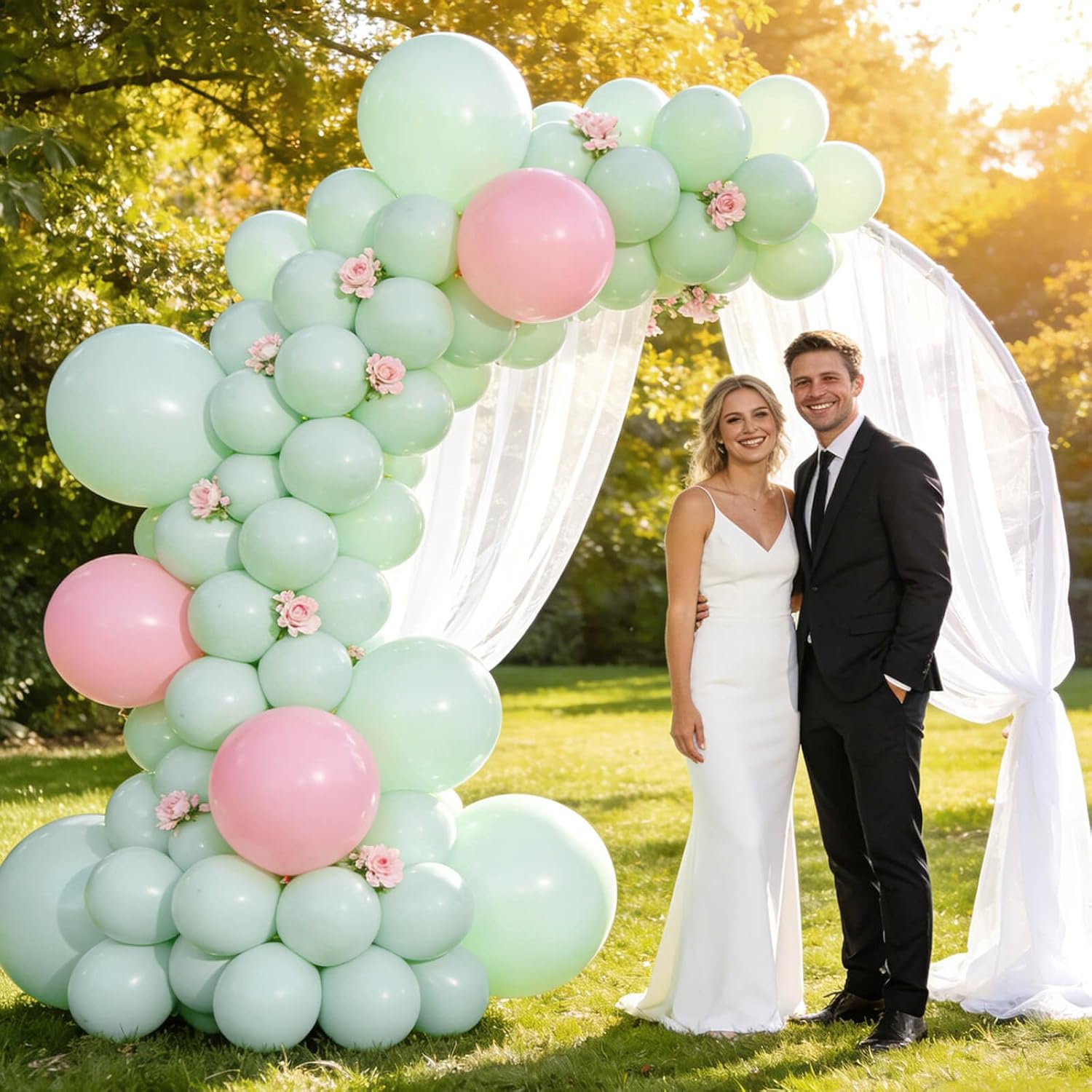 Pastel Green Latex Balloons by [Brand Name] - 110pcs 12 Inch Ideal for Birthday Parties, Baby Showers & Weddings