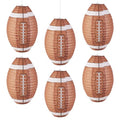 Easy Joy 12 Inch Football Party Decorations Football Lanterns Football Paper Lanterns Football Hanging Lanterns Creative Football Party Decorations