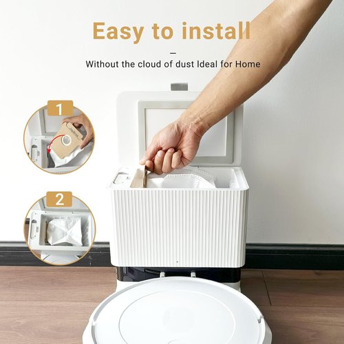 iRobot Replacement Dust Bags - Compatible with Roomba Series 104, 105, 106 & More | 12-Pack Disposable Vacuum Bags