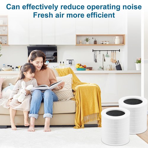 2 Pack A2001 Replacement Filter,Efficiency 3-In-1, Compatible with 2001 Air Puri-fier filter replacement,Compared to Part NO#AF-2001 Activated Carbon Filterst, Compatible with A2001 Filter