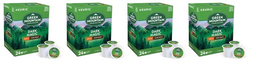 Green Mountain Dark Magic DECAF Extra Bold for Keurig Brewers 24 K-Cups (4 Pack)