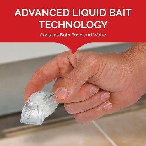 Hot Shot Ultra Ant Bait - Advanced Liquid Technology Kills Household Ants Fast | 4 Count Pack