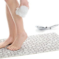 Non Slip Bathtub Mat Shower Mat for Tub - Loofah Bath Mats for Bathroom - 31x16 Bathtub Floor Mat - Textured Anti Slip Bath Mat Without Suction Cups - Secure Mat for Wet Areas (31x16 Pebble)