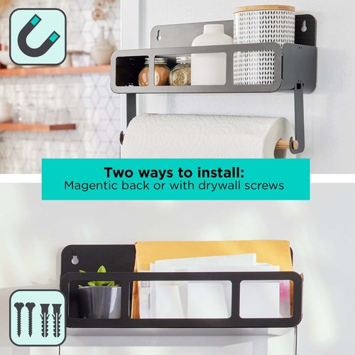 BLACK+DECKER BLACK + DECKER BLACK HANGING RACK SYSTEM-SHELF W/BRACKETS (BDSTKT281BK)