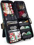 TreeKeeper Gift Bag Wrap & Craft Organizer - Stores 14 Rolls of 40-Inch Wrapping Paper & 6 XL Ribbons