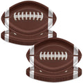 PIXHOTUL 40 Pcs Football Shaped Plates, Football Party Decorations Football Party Plates Football Disposable Paper Plates for Kids Men Football Birthday Party Tailgate Party Football Game Day (40)