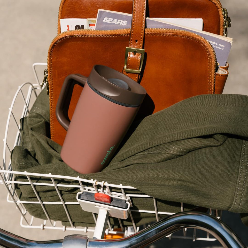 Owala SmoothSip Stainless Steel Travel Mug - 100% Leak Proof, Insulated, 12oz, BPA Free | Perfect for Hot & Cold Drinks
