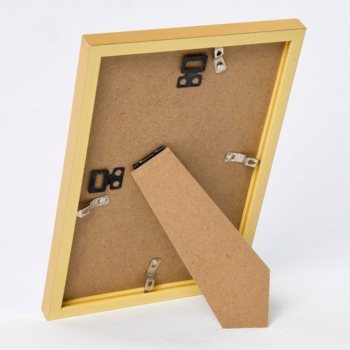JCJMY Gold Picture Frame 6x10 - Versatile Wall Hanging or Tabletop Display with Shatter-Resistant Plexiglass