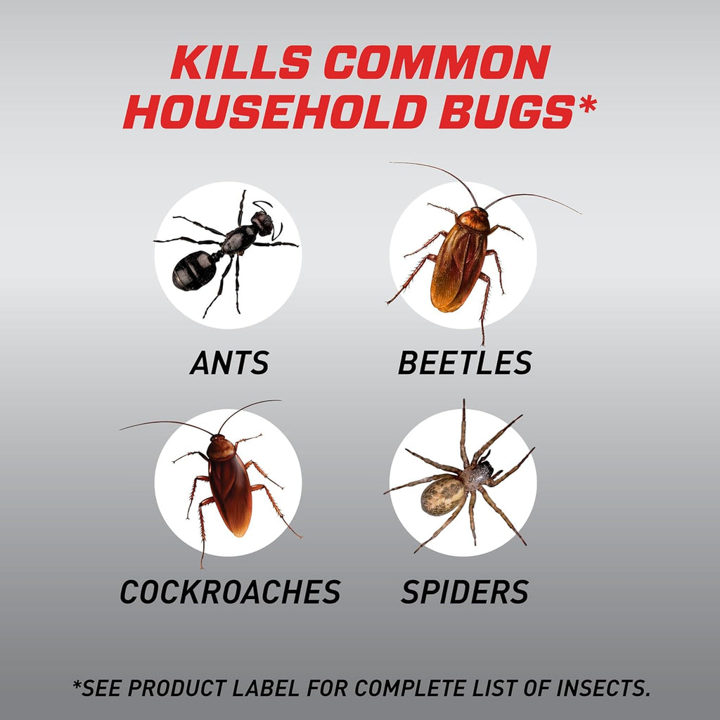 Ortho Home Defense Max Indoor Insect Spray - Kills Ants, Roaches & Spiders | No Fumes, 14 oz (2-Pack)