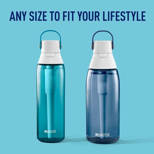 Brita Premium Filtering Water Bottle - BPA-Free, Reusable, Night Sky, 36 oz | Replaces 300 Plastic Bottles