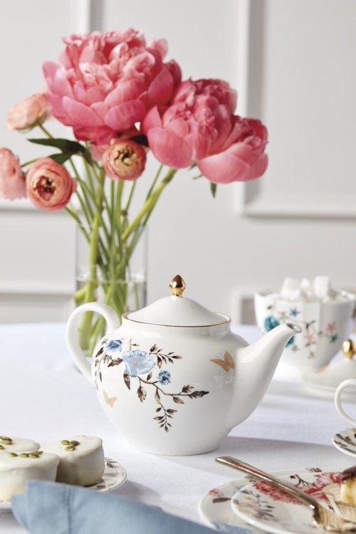 Lenox Sprig & Vine Teapot, 2.00 LB, Multi