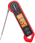 TempPro Waterproof Digital Meat Thermometer - Ambidextrous Backlit & Motion Sensing for BBQ & Grilling